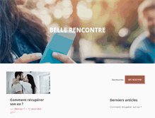 Tablet Screenshot of belle-rencontre.net